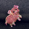 Lovely Animal Pink Pig Brooch