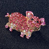 Lovely Animal Pink Pig Brooch